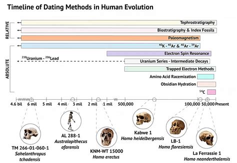 evolution dating methods